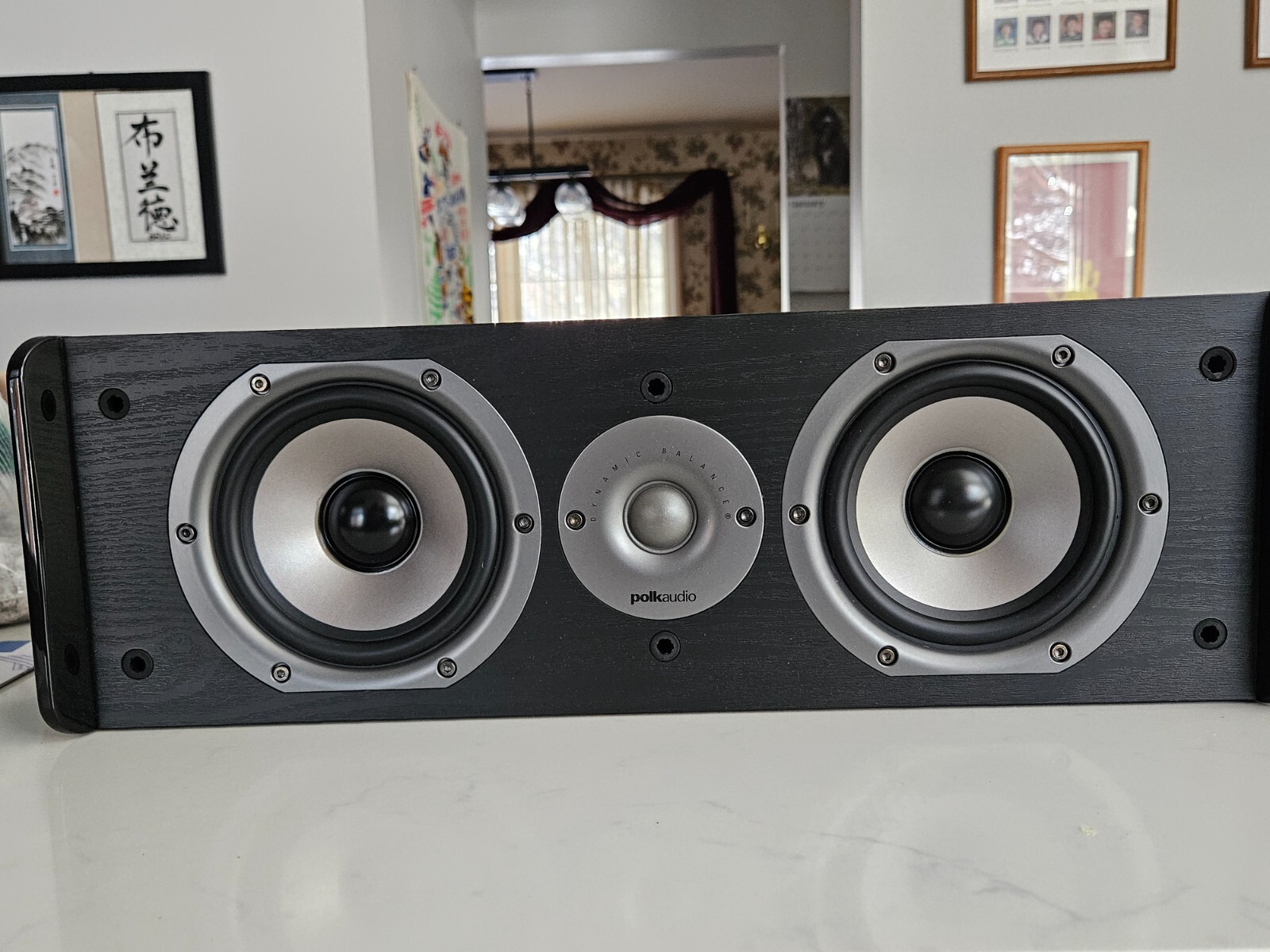 Polk Audio CS10 Center Channel Speaker System Black 747192118167 eBay