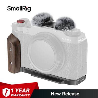 SmallRigX-M5 Holzhandgriff ergonomischer Seitengriff aus Holz für arca (Schwarz)