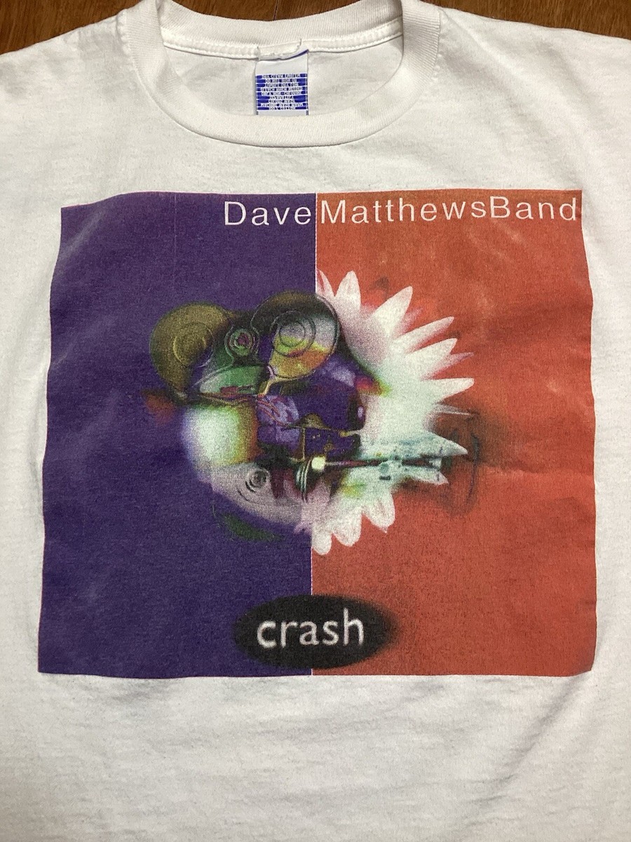 Vintage 90s Dave Matthews Band Crash Tour Shirt Size XL 1996