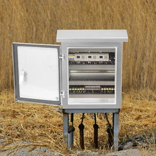 304 Stainless Steel Electrical Box 30x20x40cm Outdoor Electrical Enclosure Box