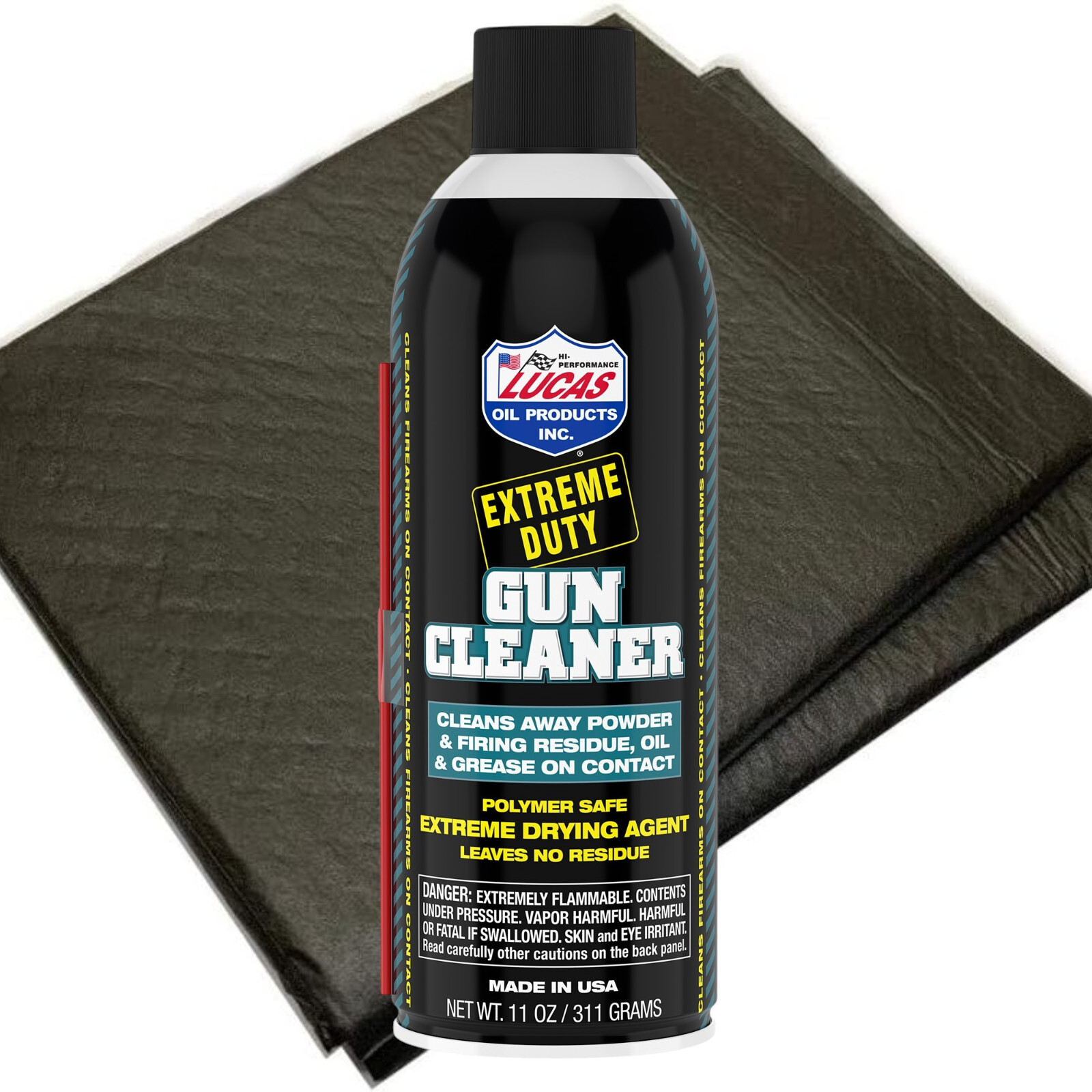 Aerosol Gun Cleaner Contact Cleaner 11oz  Can With Pads And 