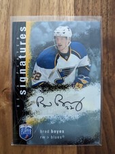 2007 08 Upper Deck Be A Player Brad Boyes Signatures Auto #S-BB St. Louis Blues!