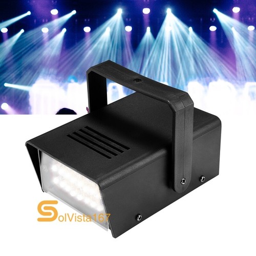 110V Mini DJ Strobe Light 3W Flash Light 24LED Bulb Stage Party Light Club Disco - Picture 8 of 12
