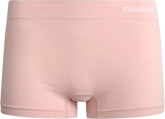 Reebok Women's 5-Pack Seamless Boyshort Size XL Pink & gray - Image 3 of 4