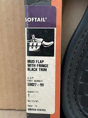 59027-99 フェンダー マッドフラップFLSTS用（ハーレー純正品 ハーレー純正 ヘリテイジスプリンガー・マッドフラップ/フリンジ 59027