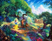 Disney Stained Glass Tiffany Style Tinker Bell Lamp Very RARE Limited Edition 