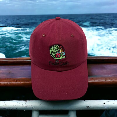 Fishin Chik Plum Golf Hat Embroidered Strapback Cap Women s Fishing Outdoor
