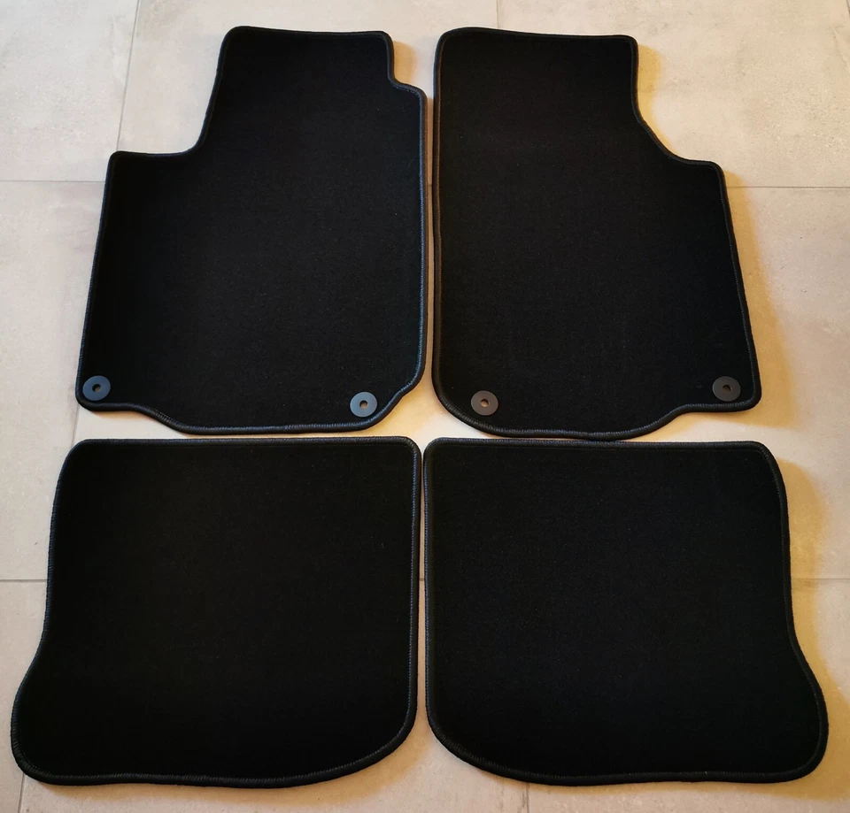 Tapis De Sol Sur Mesure SEAT LEON 1 I 1M 1999 2003 Velours NOIR NEUF - Photo 2/2