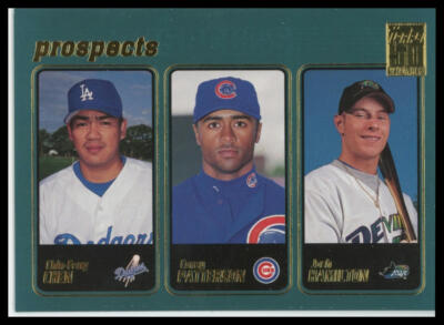2001 Topps #362 Chin-Feng Chen / Corey Patterson / Josh Hamilton