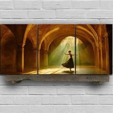 3pcs Dancing Under the Arch Figure Metal Print  Ready to Hang Art