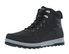 WEATHERPROOF STOLL COLD Men's Lace-Up Winter Snow Sneakerboot, Black Size 8 NEW