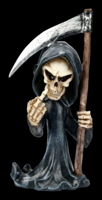Gothic Skelett Figur - Don't Fear The Reaper | Fantasy Dekofigur H 21,5 cm