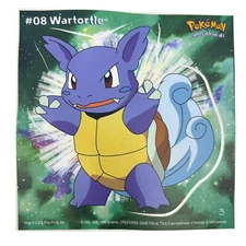 Pokemon Collect 'em Stick-Ups Wartortle #008 Large 4” Sticker Priss Prints