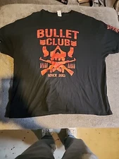 Bullet Club Red Camo Shirt 3XL Very Rare New Japan Pro Wrestling Original Print