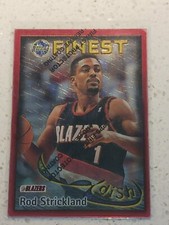 1995-96 Topps Finest Rod Stickland & Clifford Robinson Dish and Swish #DS8