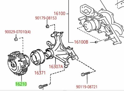 Embragues De Ventilador Para 2004 Toyota Tundra - EBay
