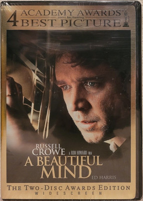 A Beautiful Mind (DVD, 2002, 2-Disc Awards Edition) Russell Crowe - New, Sealed!