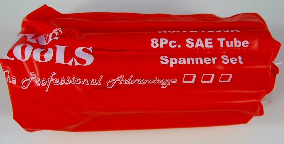 8pc T&E SAE Standard TUBE SPANNER WRENCH SOCKET SET Extra Deep / Long T and E - Image 4 of 4