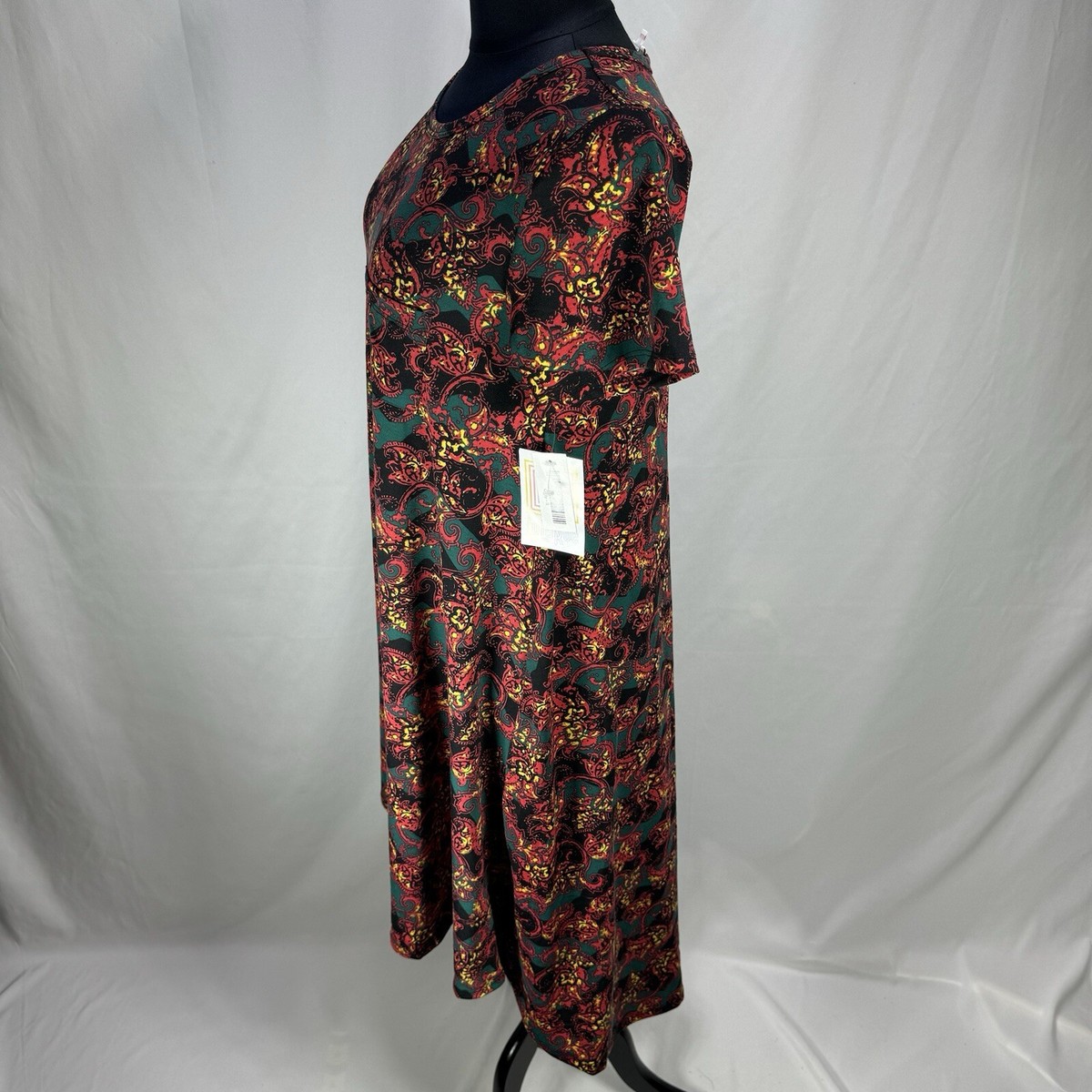 Lularoe Carly Floral Print Short Sleeve Dress New With Tags | eBay