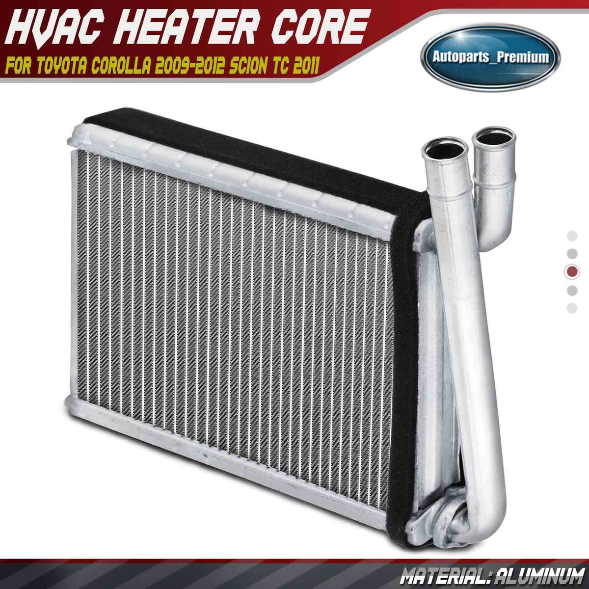 Front HVAC Heater Core for Toyota Corolla 2009-2012 RAV4 Prius