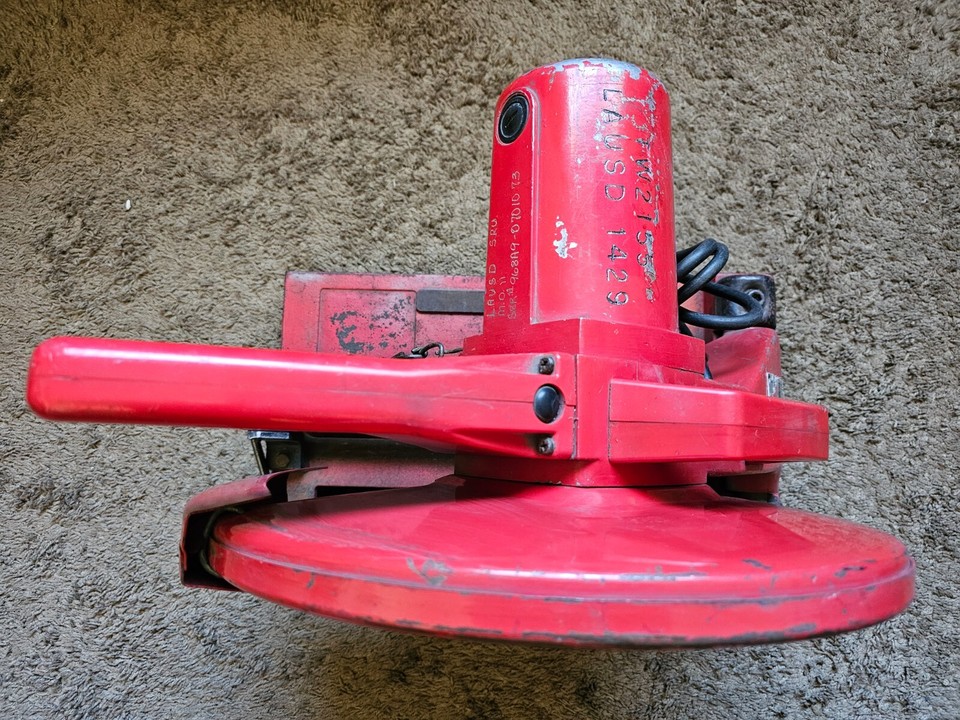 Milwaukee 617620 Heavy Duty 14" Abrasive CutOff Machine Chop Saw Works Great eBay