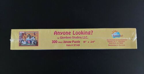 Anyone Looking? Cat 300 piece Jigsaw Puzzle SunsOut Art by Giordano Studios NIB - Picture 2 of 6