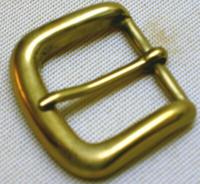 MESSING Gürtelschnalle MASSIV Metall NEU 3cm GÜRTEL Solid Brass GESTEMPELT Top *