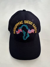 The Corps NAVSUPPFAC Diego Garcia Logo Blue Baseball Cap Hat One Size