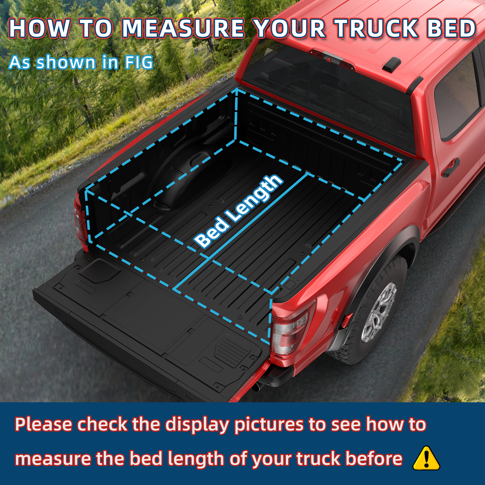 For 201524 Chevy Colorado GMC Canyon Truck Bed 6FT Tonneau Cover