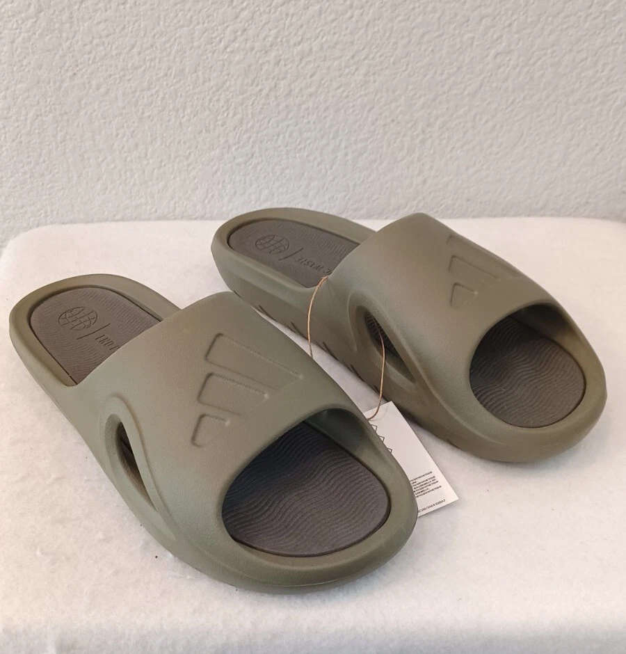 Nuovi sandali Adidas Adicane da uomo (HQ9914) verde oliva ~ taglia 12