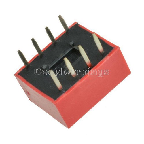 2pzi Interruttore DIP Switch 4 PIN Contatti 2,54mm Vie Poli - Foto 3