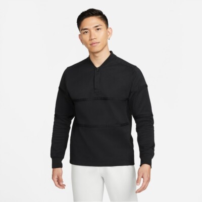 Nike Dri-FIT Men's Long-Sleeve Golf Henley Sweatshirt (DH1266-010