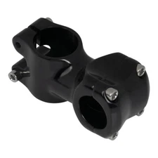 PRO+ 50MM LONG BICYCLE ALLOY STEM 28.6/25.4MM 7081 BLACK