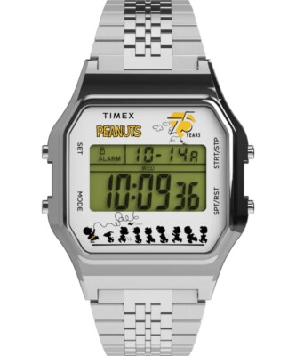 New Timex T80 x Peanuts Gang Snoopy Limited Edition Anniversary  Watch TW2Y20000