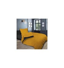 Soleil d'ocre Parure da Letto, Cotone, Bicolore, 180 x 290 cm