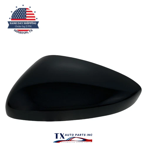 Driver Side Mirror Cover Cap For 2018-2022 HONDA ACCORD Paintable Black Cover LH