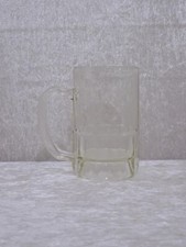 gHEn8v - Antikes Bierglas Humpen - Kronenmarke - Vintage um 1900 - 12,2 cm