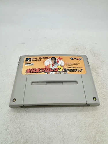All Japan Pro Wrestling Dash Nintendo Super Famicom Import Tested US Seller
