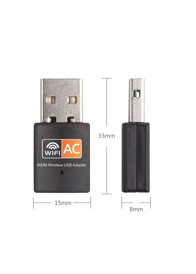 WLAN Stick AC 600 MBp/s 2,4 / 5 GHz wifi dongle adapter wireless lan - Bild 2 von 4