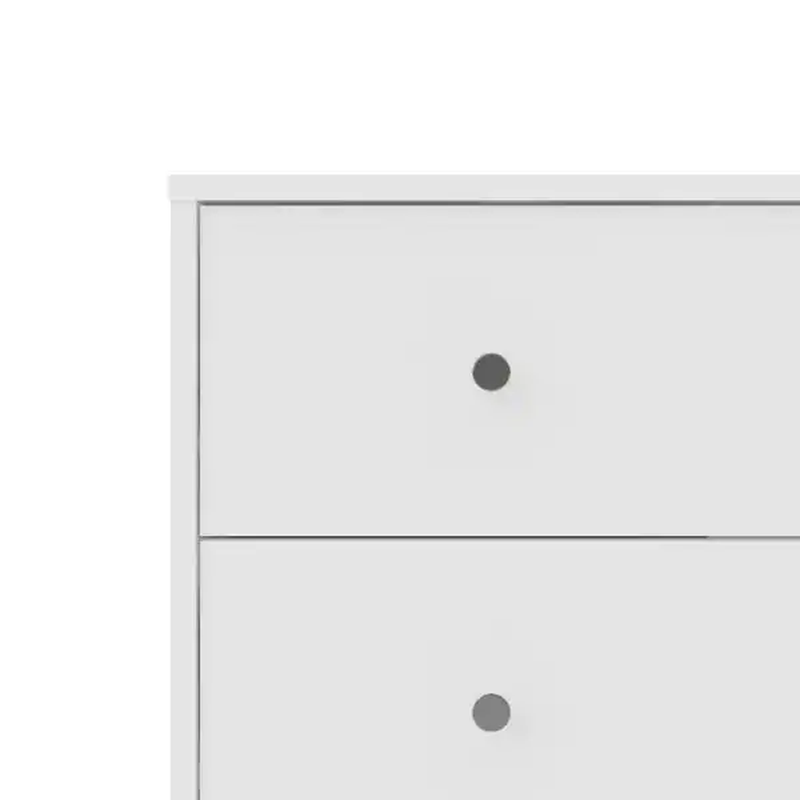 Cajonera Para Ropa De Madera Blanca Con 3 Cajones Comoda Muebles