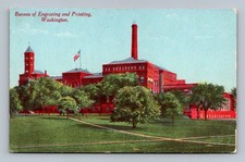 Vintage Bureau of Engraving and Printing Washington DC Postcard Early 1900s