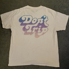 Free & Easy LG Tee Don't Trip Cody Ko White Cotton Made in USA