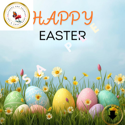 Easter Digital Greeting  Card  Printable Shareable