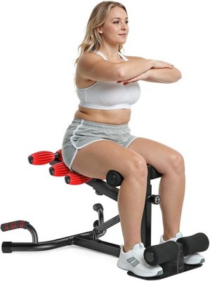 MERACH Upgrade Deep Squat Machine for Overweight, Dual Spring Assist& 350LB Weig
