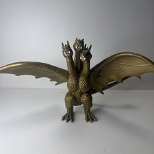 Bandai 2005 Godzilla King Ghidorah Gold Figure 3-Heads Monster Toy