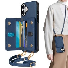 Tucch Case Iphone Plus (6.7") Strap, Wallet With[6 Card Holders][rfid