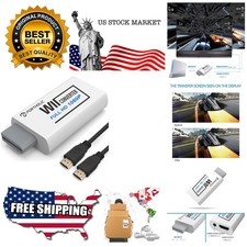 Wii to HDMI Converter 1080P for Full HD Device, Wii HDMI Adapter with 3,5mm A...