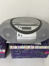 Sony CFD-S350 AM FM Stereo Radio CD Cassette Boombox Fully Tested & All 3 Works