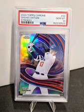 2024 TOPPS CHROME STROKES #S2 SHOHEI OHTANI PSA 10 Gem Mint MVP Dodgers
