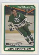 1990-91 Topps Tiffany Dave Tippett #183 t4m